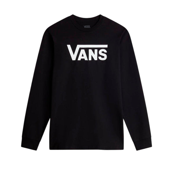 Camiseta manga larga Clasic para hombre color negro