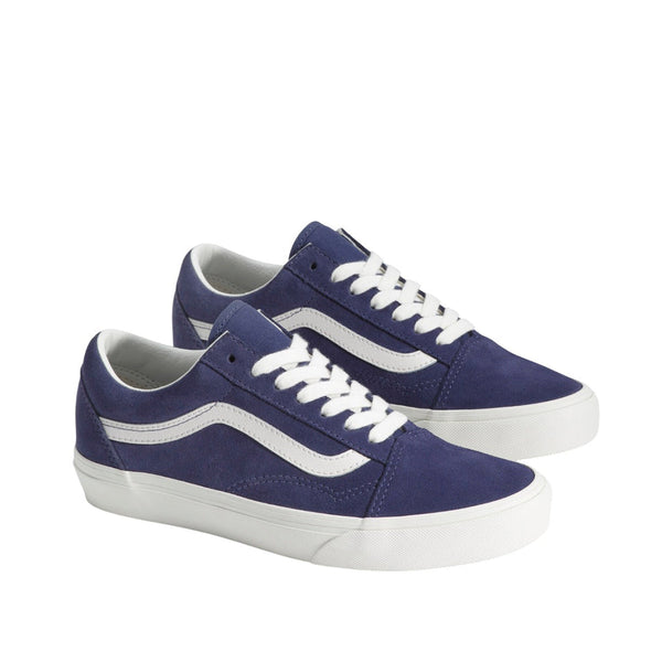 Tennis Old Skool unisex color azul y blanco