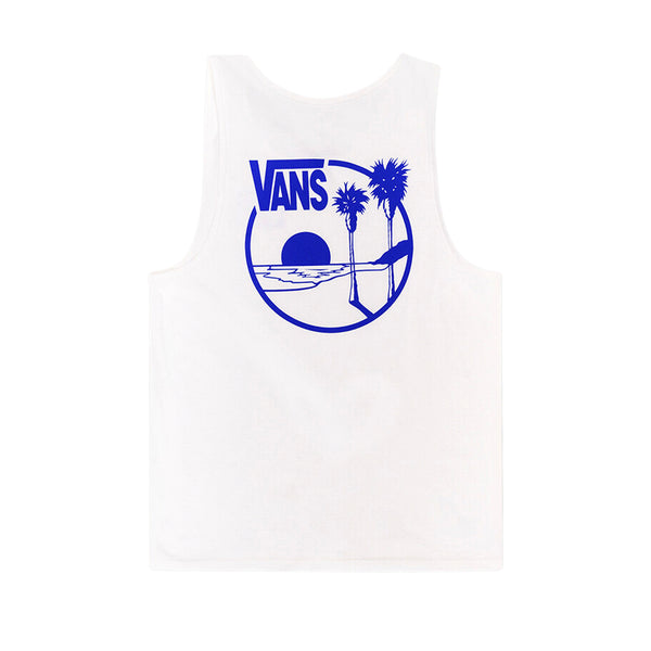 Camiseta sin mangas Sano Tank para hombre color blanco