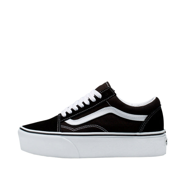 Tennis Old Skool D unisex color negro y blanco