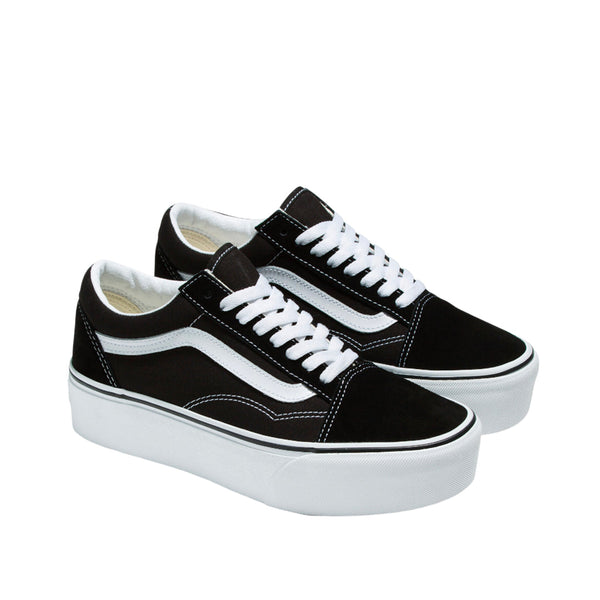 Tennis Old Skool D unisex color negro y blanco