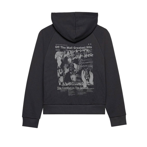 Hoodie Great H para mujer color gris