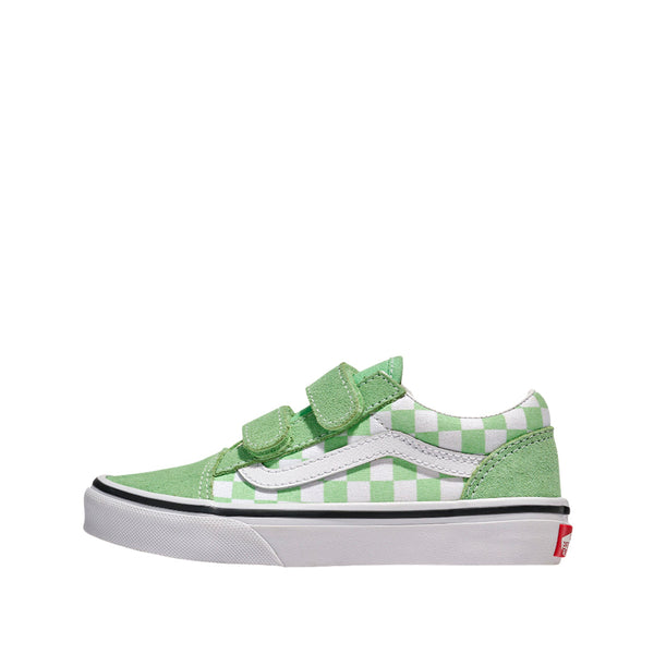 Tennis Old Skool V para niño color verde y blanco