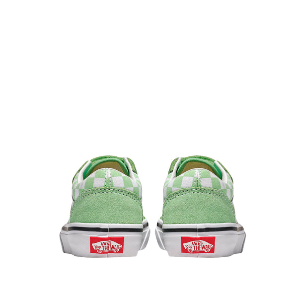 Tennis Old Skool V para niño color verde y blanco