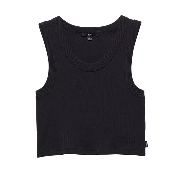 Camiseta Dre Rib para mujer color negro