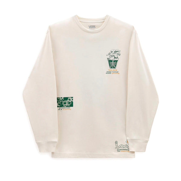Camiseta We Grow para hombre color blanco y verde