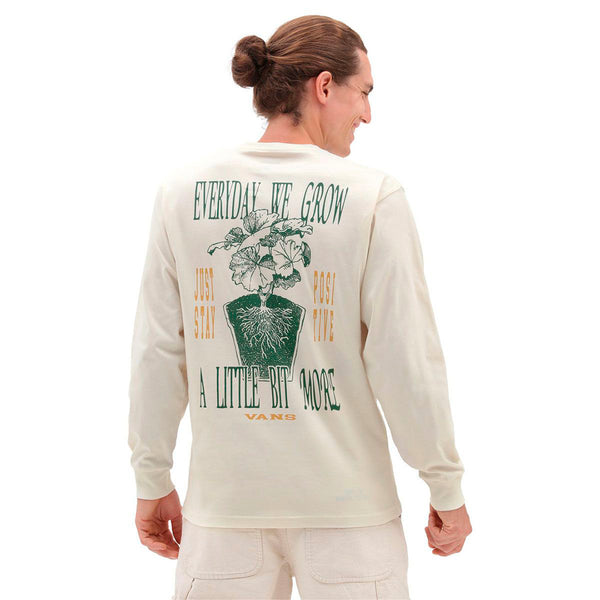 Camiseta We Grow para hombre color blanco y verde