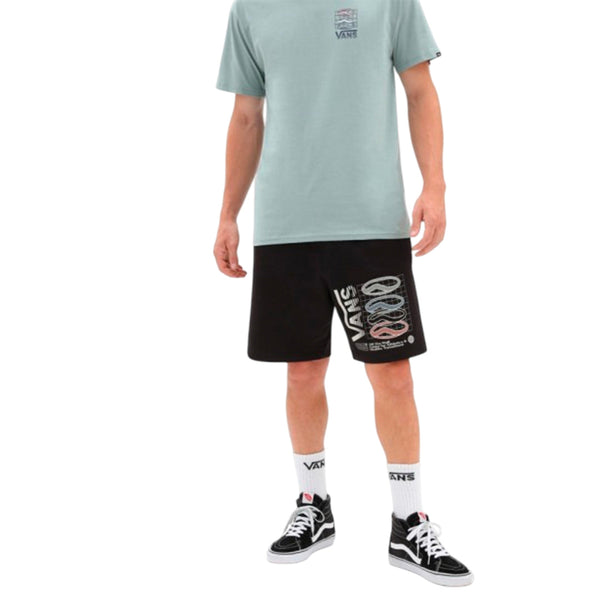 Shorts Dna Rlx para hombre color negro