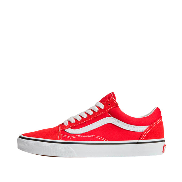 Tennis Old Skool unisex color rojo y blanco