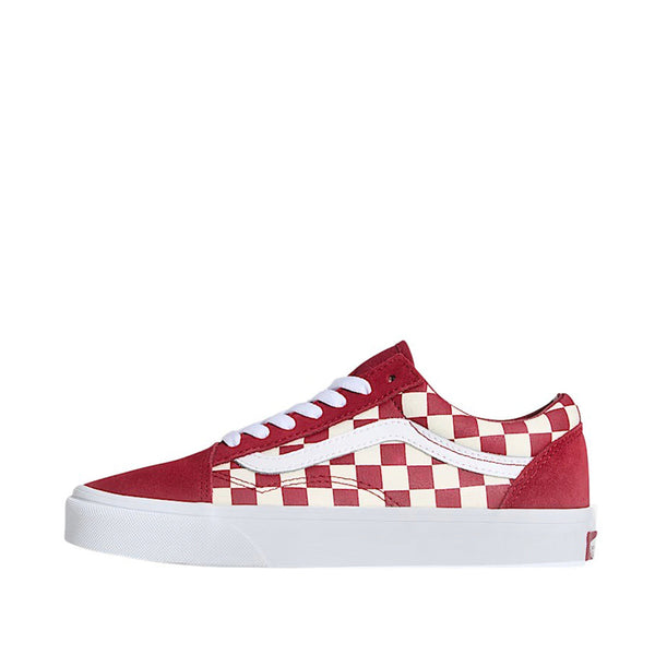 Tennis Old Skool unisex color rojo y blanco