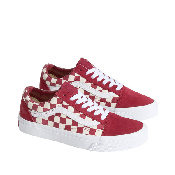 Tennis Old Skool unisex color rojo y blanco