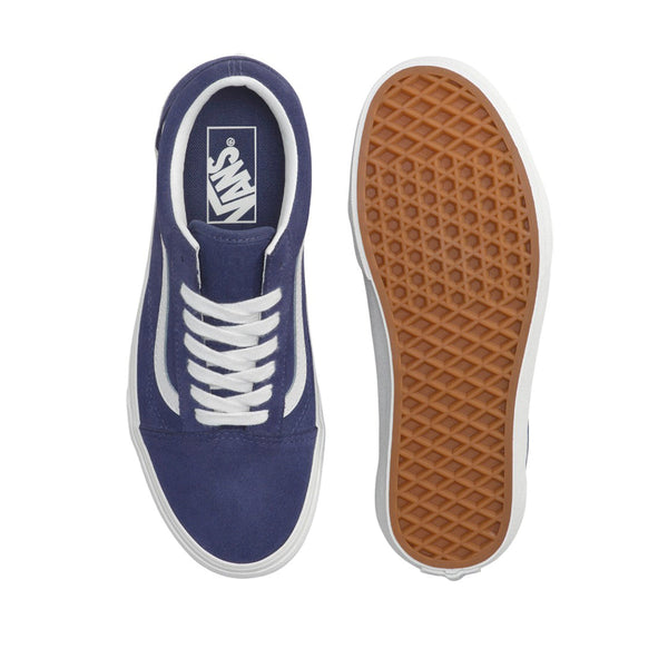 Tennis Old Skool unisex color azul y blanco