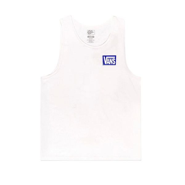 Camiseta sin mangas Sano Tank para hombre color blanco