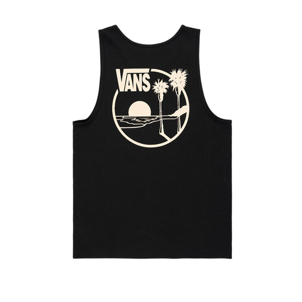 Camiseta sin mangas Sano Tank para hombre color negro