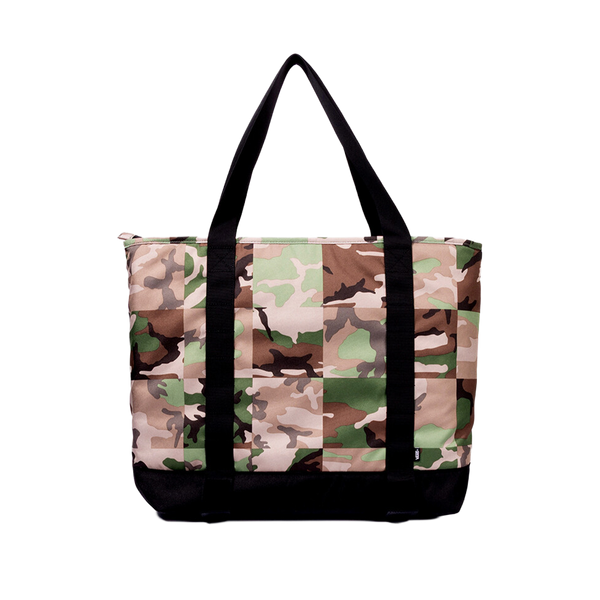 Cartera tote Pergs para mujer color camo