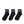 Calcetines Crew 3 pack unisex color negro